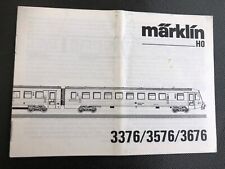 Märklin H0 Anleitung