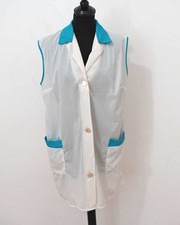 Friseur Kult Kittel Grösse 42 Damen Nylon Vintage P275