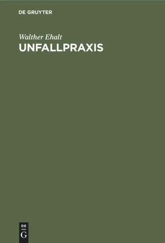Walther ehalt unfallpraxis - walther,