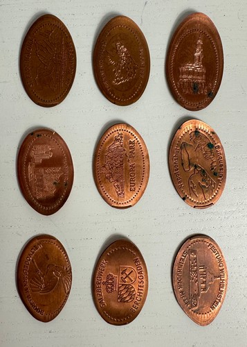 Sammlung elongated coins - sammlung, coins/