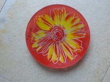 Glasteller Andy Warhol | Rosenthal studio-line | orange-rot| Durchmesser 19,5 cm