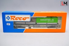 Roco H0 DC 46369 Taschenwagen Hupac Hangartner AG SBB OVP | C-471