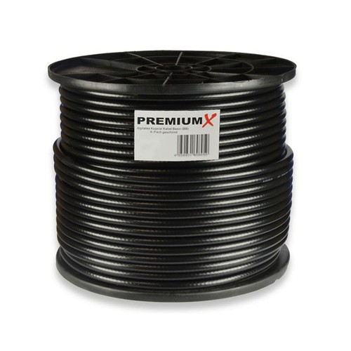 100m koaxialkabel schwarz - koaxialkabel,