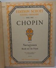 CHOPIN Notenbuch Viele