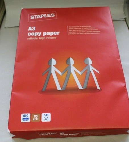 Staples kopierpapier weiß - , a3