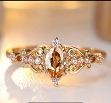 Damenring 18k Vergoldet