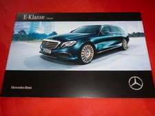 MERCEDES S213 E-Klasse T-Modell E 200 E 250 E 220 d Prospekt Brochure von 2016
