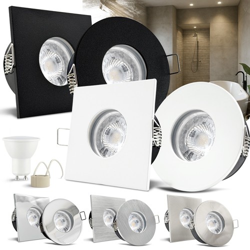 Led 230v bad einbaustrahler - bad,