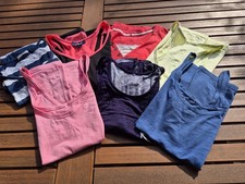 Damen Paket T Shirts Tops Konvolut , Sport Top, Strand, Gr. 40