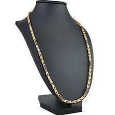 Goldkette Königskette 585 14K Echt Gold Schwarze Zirkonia 60cm 3,2mm NEUWERTIG