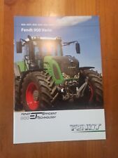Prospekt Fendt 900 924 927 930 933 936 939 Vario Schlepper Traktor Broschüre 