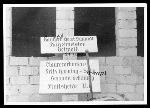 Schild bauherr polizeimeister - bauherr,