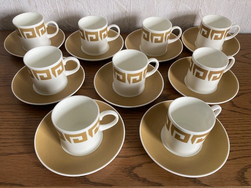 Vintage old gold - bone, china