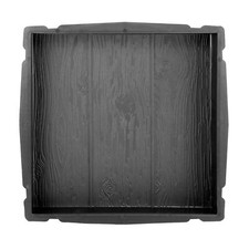 Beton Form Schalungsform Gießform Trittsteine Gehwegplatten Holzoptik 40x40cm