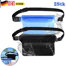 2x Wasserdichte Tasche wasserdichter Beutel Bauchtasche Handyhülle Strand-Tasche