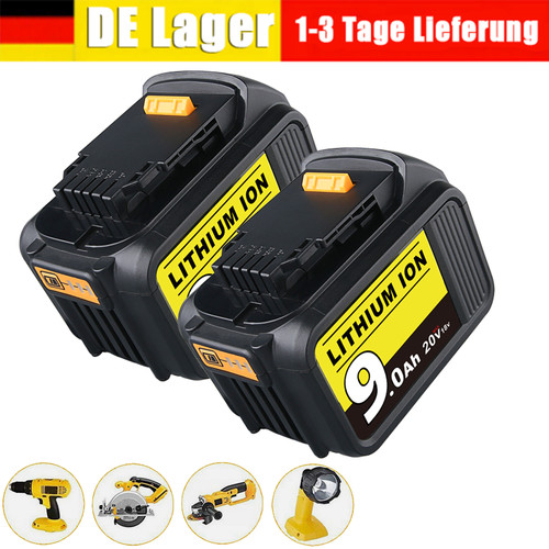 2pack akku für dewalt - für,