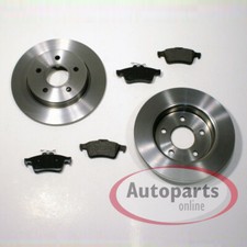 Bremsscheiben Ø 302 mm + Bremsbeläge hinten passend für Mazda 5 [CR19]