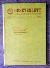 Gesetzblatt der DDR - Werkbahnsignale im Braunkohlenbergbau Signalordung 1986