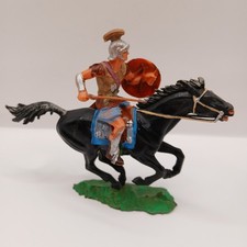 Römer auf Pferd mit Schwert Elastolin seltene 7cm Serie