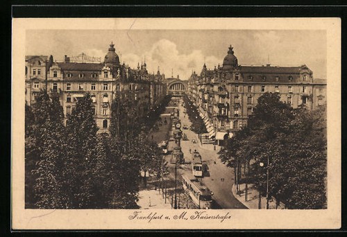Ansichtskarte frankfurt m - frankfurt, a.