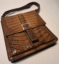 Vintage krokodilleder - vintage,