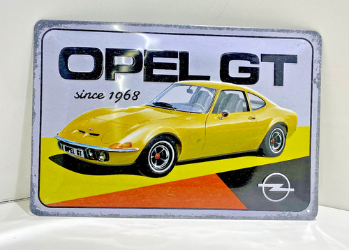 Opel blechschild retro - opel,
