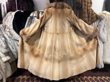 Nerzmantel geschoren Nerz Pelz GOLDZOBEL Pelzmantel Real Fur Mink Coat Zibellino