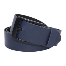 Gürtel Leder Blau 4cm breit