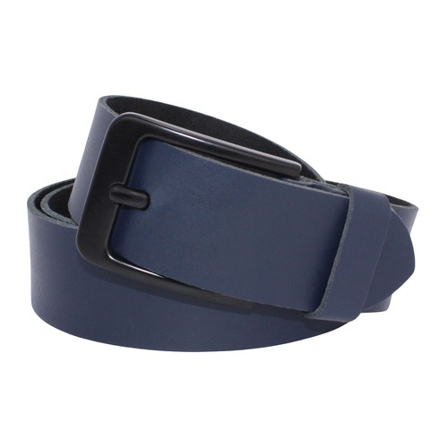 Gürtel leder blau 4cm - 4cm, breit