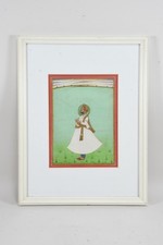 Q28R55- Indische Miniatur Malerei Herrscherporträt