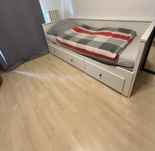 HEMNES Tagesbett/3 Schubladen/2 Matratzen, weiß/Åfjäll fest, 80x200 cm  220€ VB