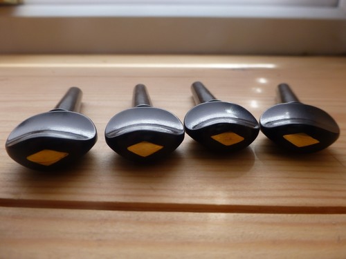 Ebenholz violine fußrasten - ebenholz,