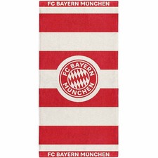 FC Bayern München Strandtuch Rot/Weiß Handtuch Badetuch 80x160 FCB Fanartikel
