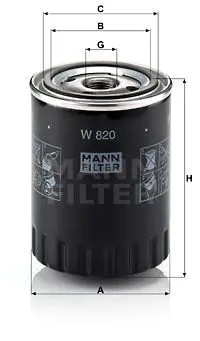 ölfilter anschraubfilter - anschraubfilter, w