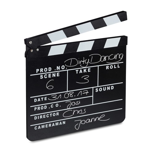 Filmklappe holz 26x30cm - filmklappe,