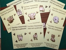 Taschen Umarmung Pocket Hug Mutmacher Glücksbringer Geschenk aus Holz