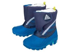 LUPILU KLEINKINDER LED-WINTERSTIEFEL SCHNEESTIEFEL MIT BLINK-EFFEKT BLAU *NEU