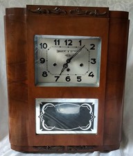 RARITÄT!!! Girod Kaminuhr Wanduhr mit 2 Melodien und Kalender