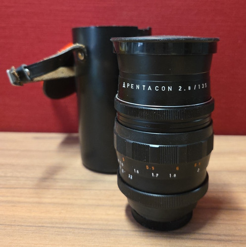 Objektiv pentacon 135 ddr - pentacon, 2.8/135