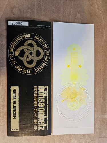 Böhse onkelz hard ticket - onkelz,