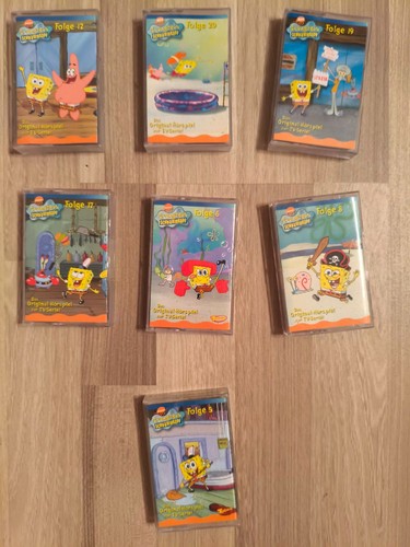 Spongebob kassetten - 7x,