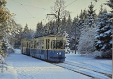 AK München Tram Amalienburgstrasse 1983