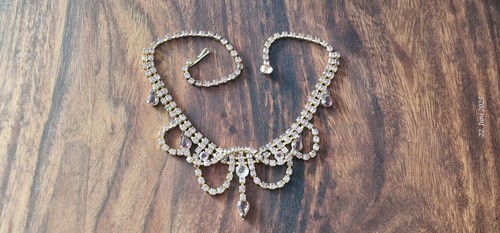 Altes strasscollier vintage - altes,
