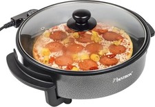 Elektrische Kochpfanne Partypfanne Multifunktion 1500W Schwarz - Bestron AHP1200