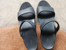 Crocs Dual Comfort Sandale, Gr.42-43, W11, neuwertig, schwarz