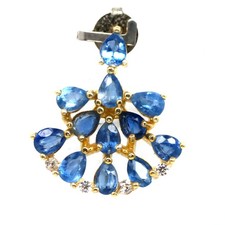 925 Sterlingsilber Blau Kyanit