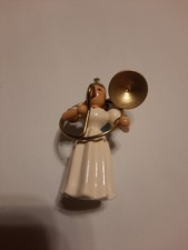 Faltenlangrockengel mit Sousaphon, farbig - BLANK - Neuwertig