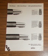 Seltene Werbung BRAUN MICRON