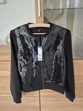 Comma Blouson schwarz mit