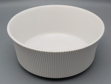 THOMAS Flammfest SCHÜSSEL weiß Rillen Richard Latham alt Ø ca.19,8cm/ca.8,3 hoch